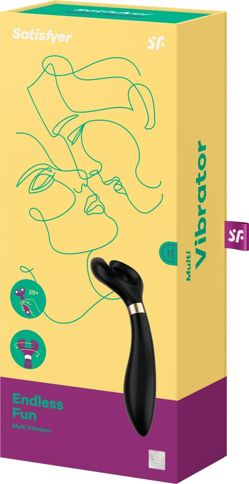 Satisfyer Endless Fun vibratore multiuso nero