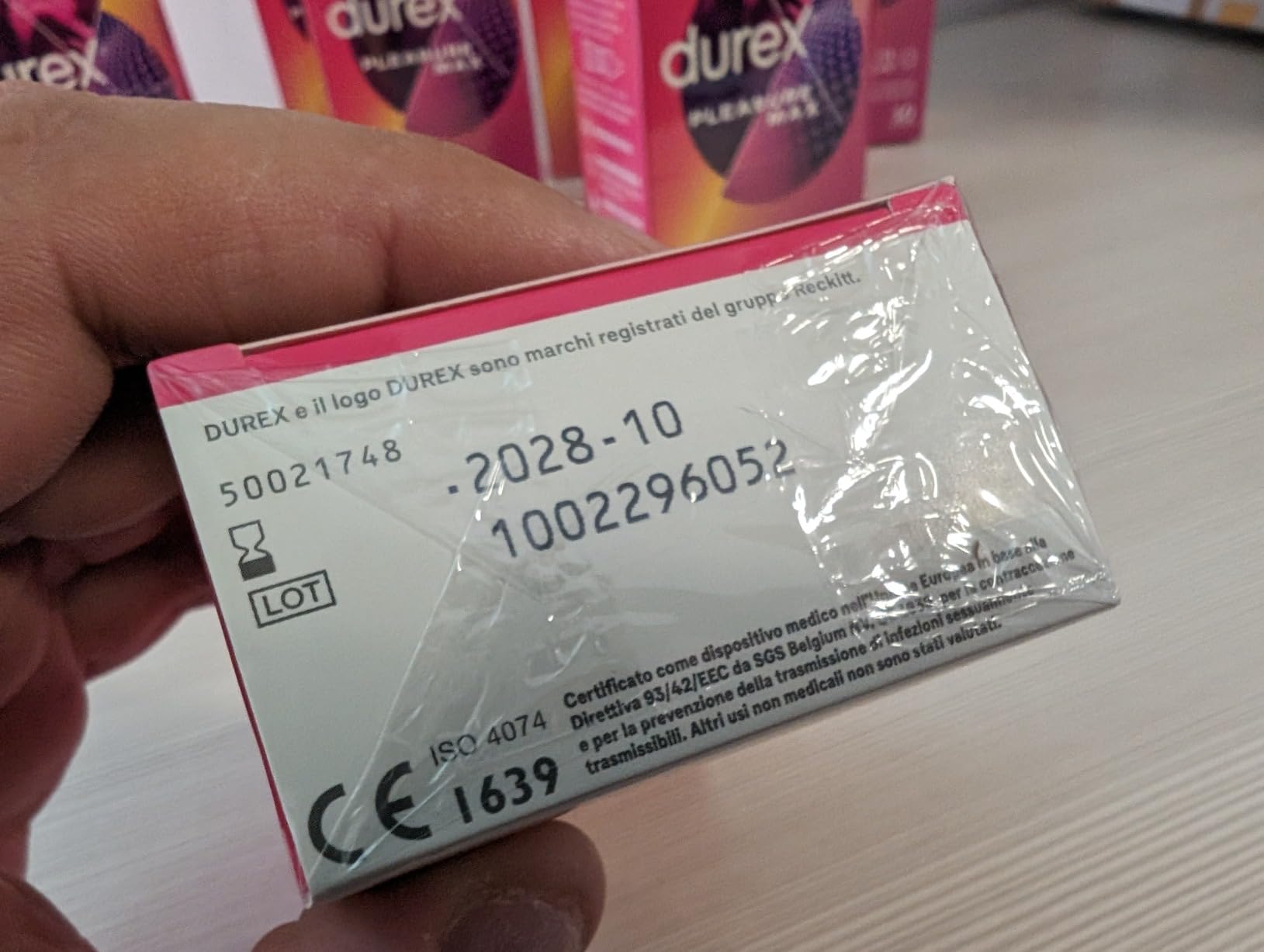 Durex Pleasuremax Preservativi 100 Pezzi con Rilievi