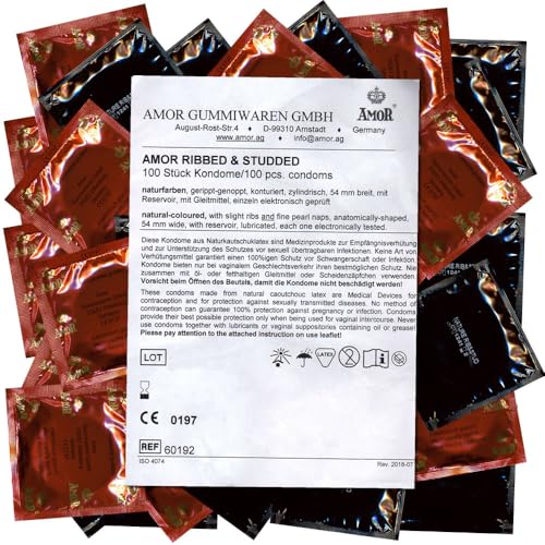 Amor Wild Moments preservativi 100 pezzi stimolanti