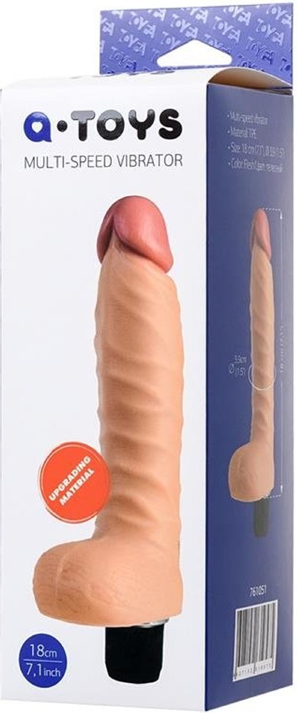 A-Toys Nod vibratore realistico 15,5 cm morbido