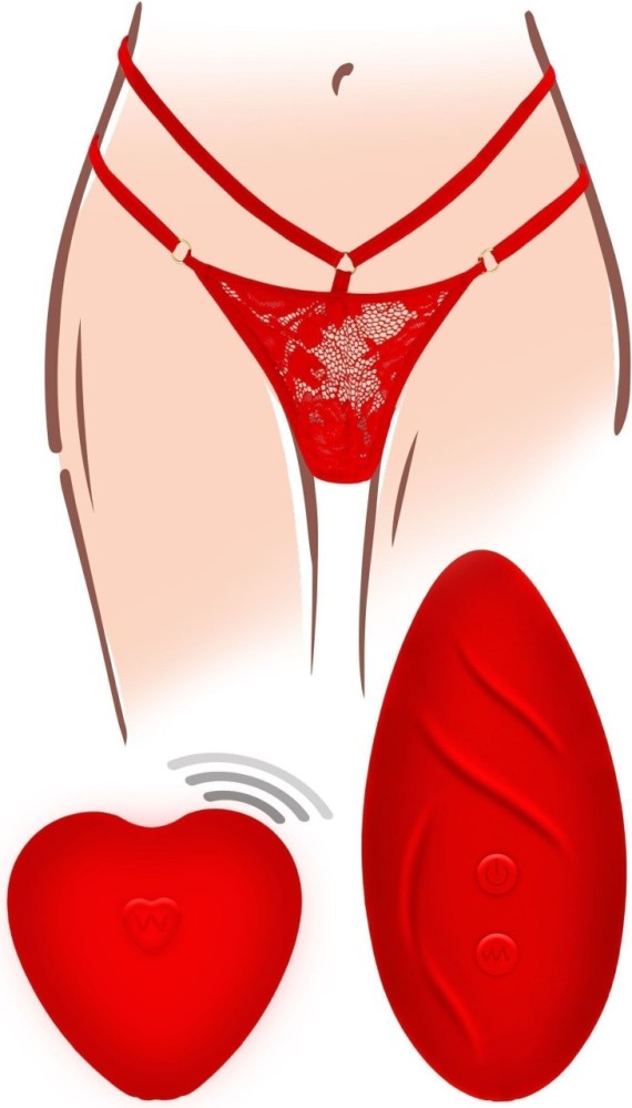 ToyJoy Divine Panty Vibe slip vibrante rosso