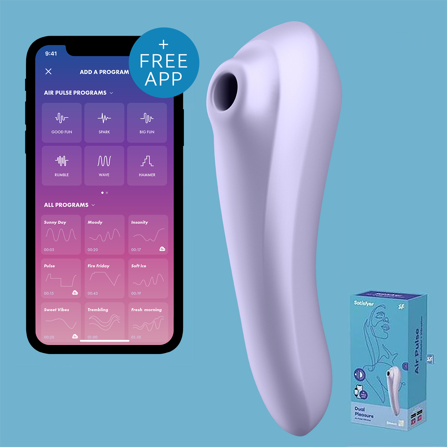 Satisfyer Dual Pleasure succhiaclitoride vibratore con app