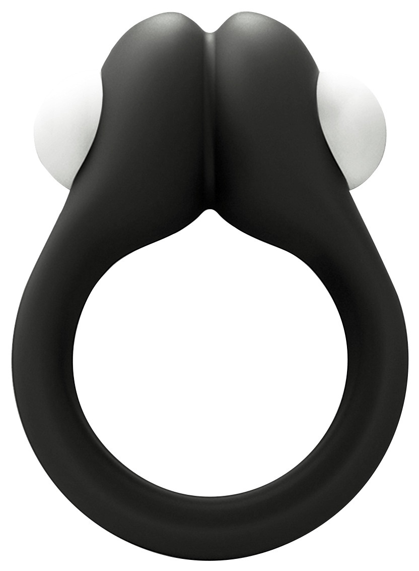 Wooomy Zippy anello vibrante in silicone nero