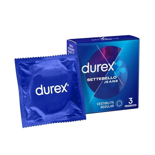 Durex Settebello Jeans preservativi classici 56 mm