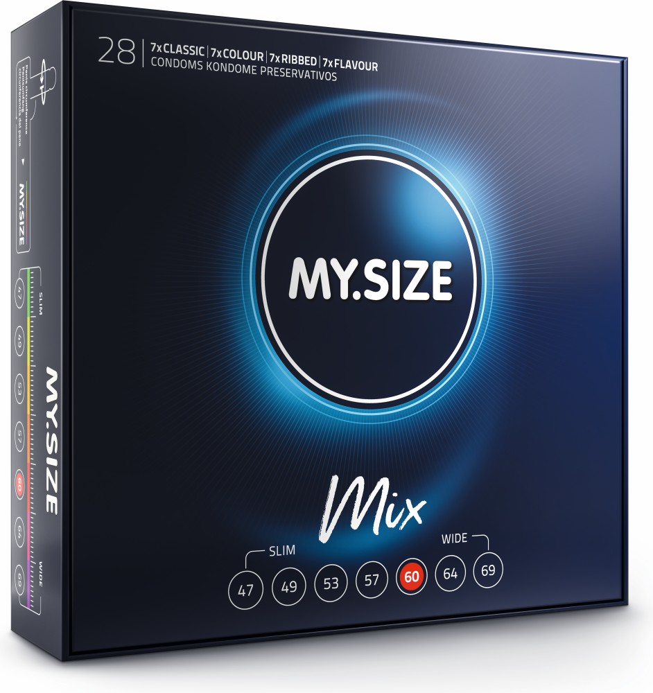 My.Size Mix 60 mm preservativi extralarge 28 pezzi