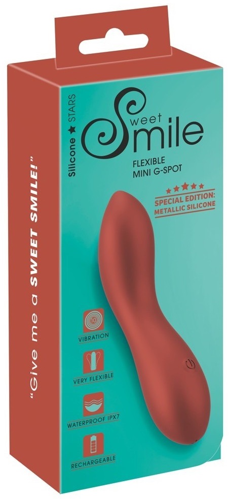 Sweet Smile Flexible Mini G-Spot vibratore punto G silicone impermeabile