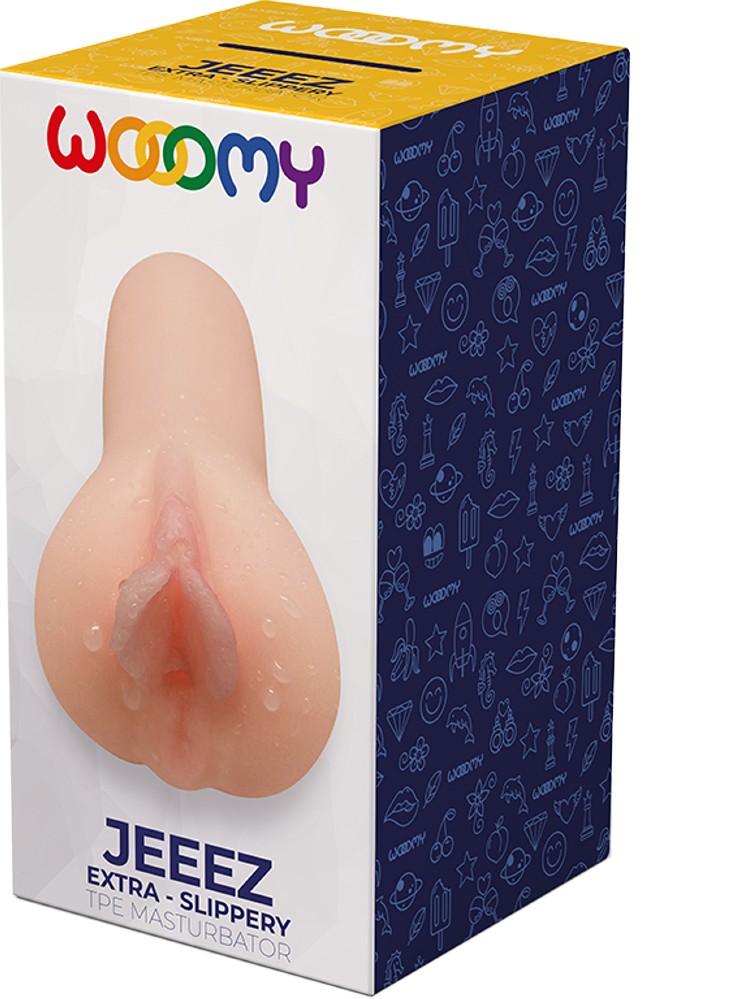 Wooomy Jeeez masturbatore uomo vagina 11,6 cm senza ftalati