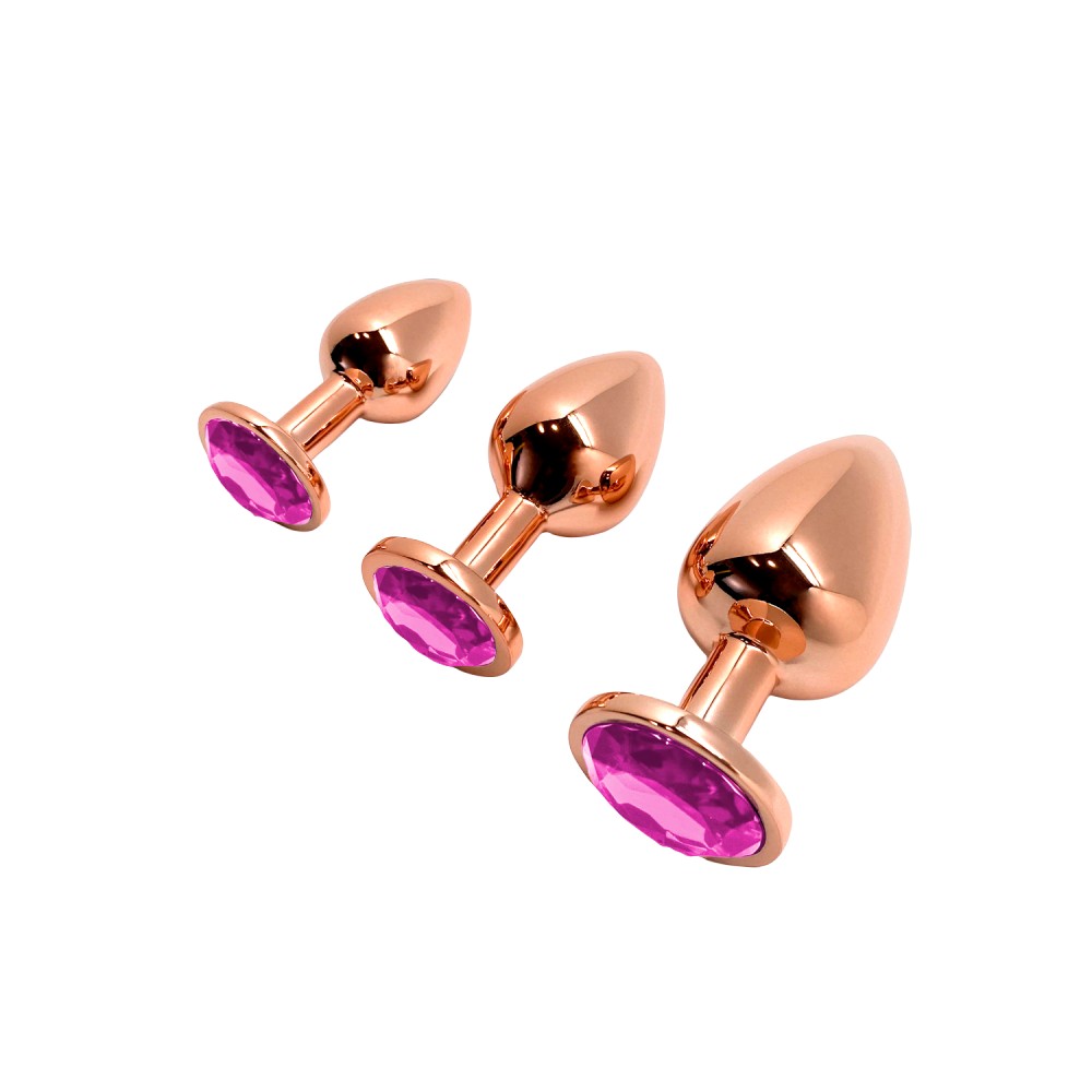 Wooomy Tralalo Plug Anale Magenta in Metallo