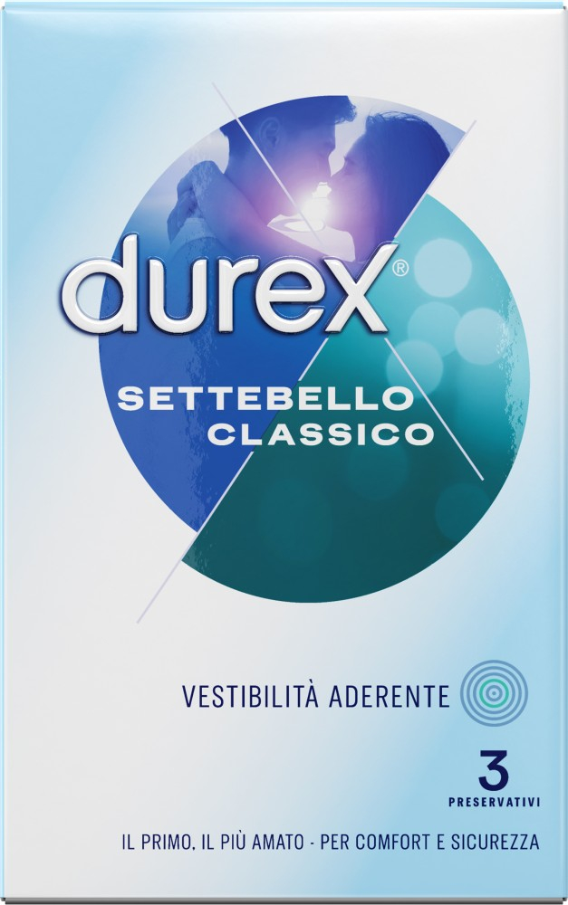 Durex Settebello Classico preservativi lattice standard