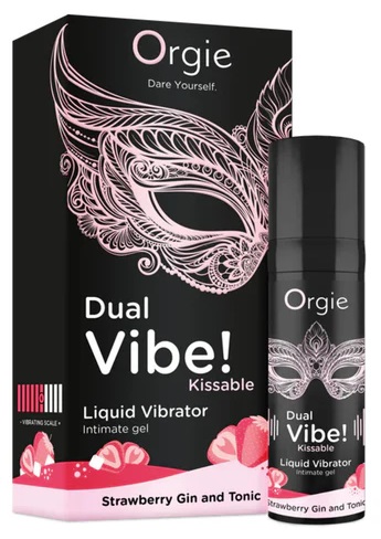 Orgie Dual Vibe Strawberry Gin Tonic gel stimolante edibile