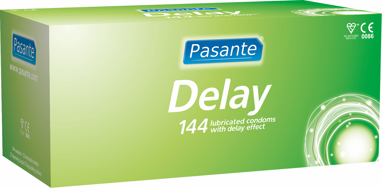 Pasante Delay preservativi ritardanti 144 pezzi lidocaina