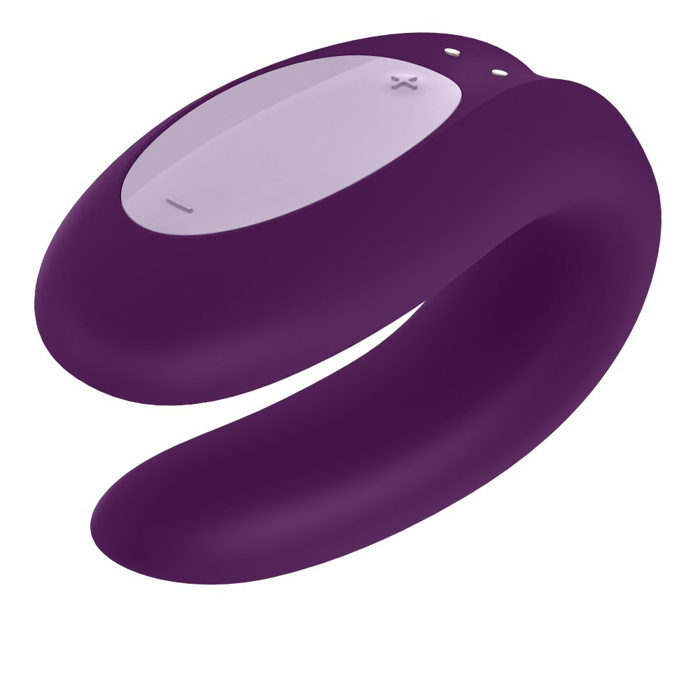 Satisfyer Double Joy stimolatore coppia viola