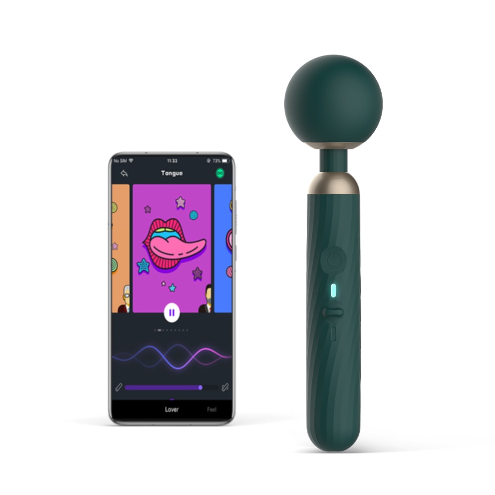 Magic Motion Zenith vibratore wand silicone app