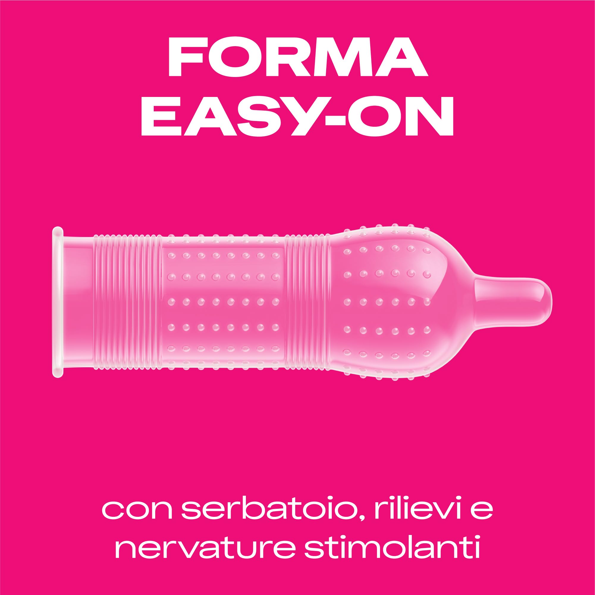Durex Pleasuremax Profilattici Nervature 30 Pezzi 56 mm