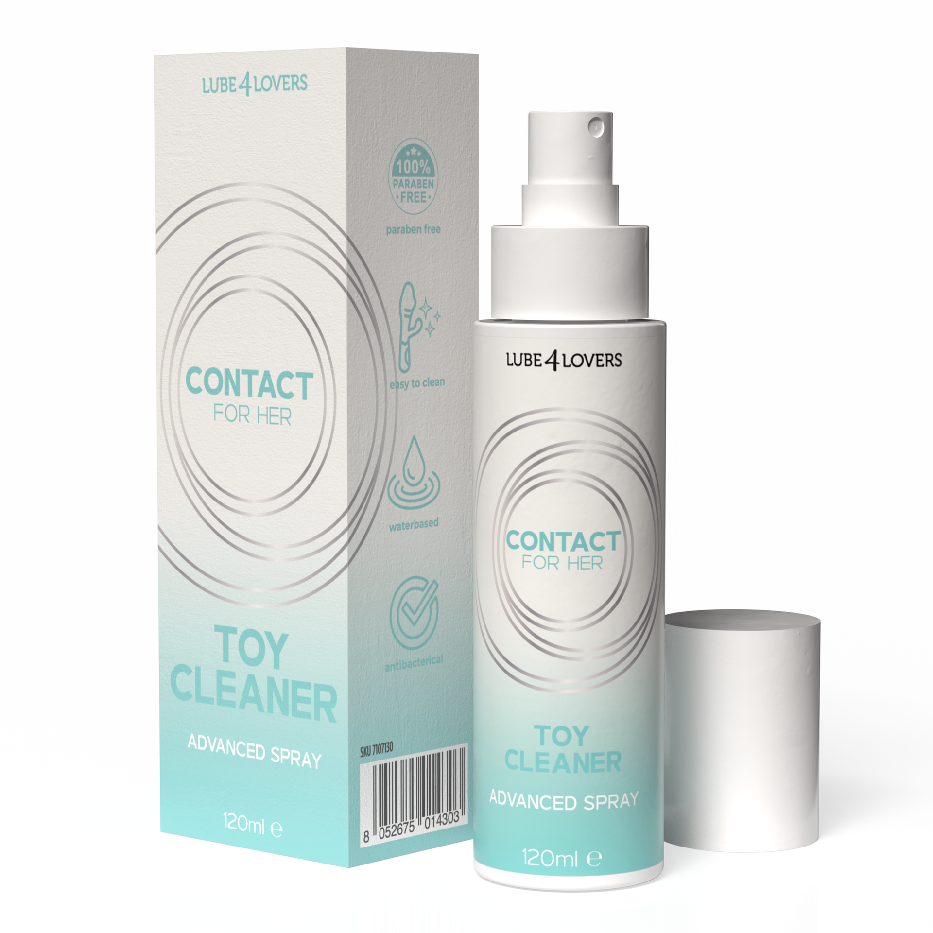 Lube4Lovers Toy Cleaner detergente spray 120 ml