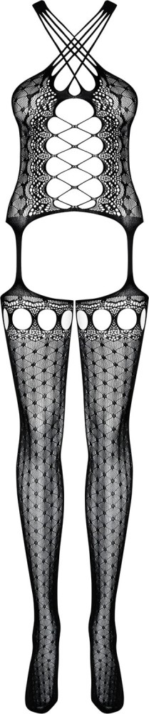 Obsessive G313 bodystocking catsuit pizzo nero