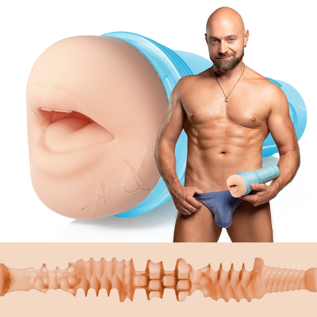Fleshjack Adam Snow masturbatore Power Drill butt