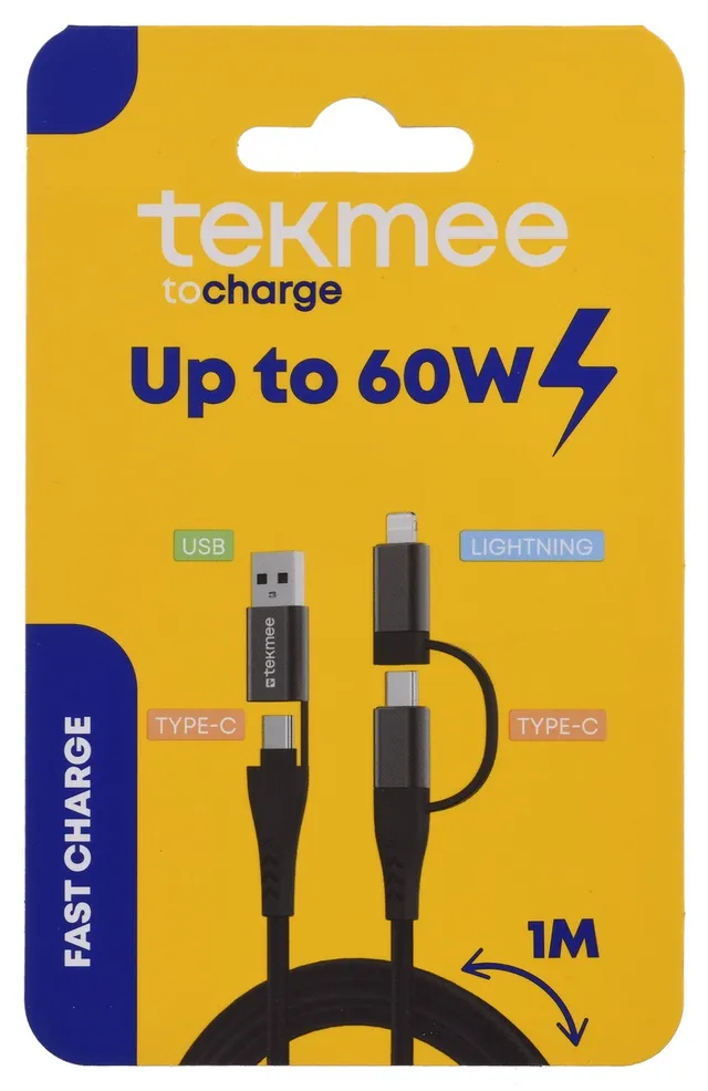 Tekmee All-In-One Cable cavetto universale 1m