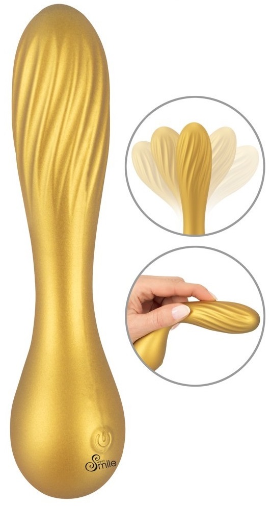 Sweet Smile Flexible Swirl vibratore silicone 16 cm