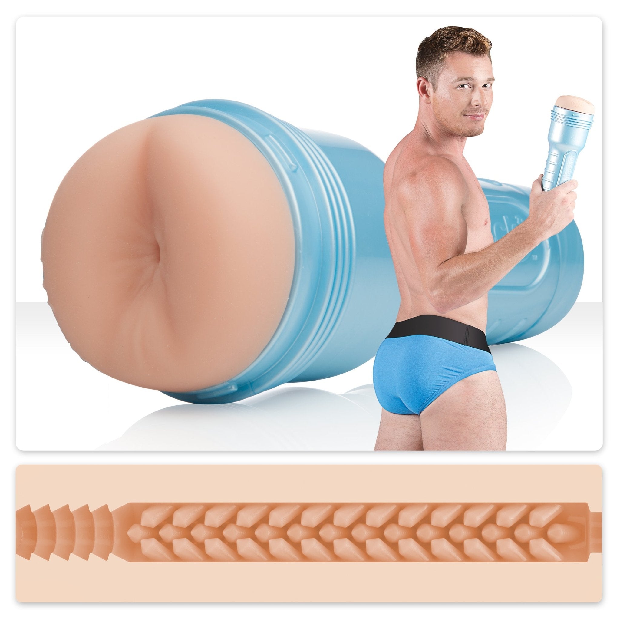 Fleshjack Brent Corrigan Bliss masturbatore anale morbido
