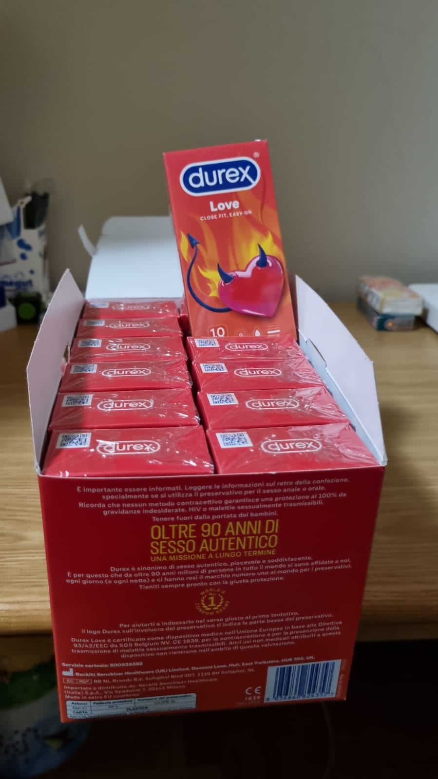 Durex Love Comfort preservativi 10 pezzi easy-on