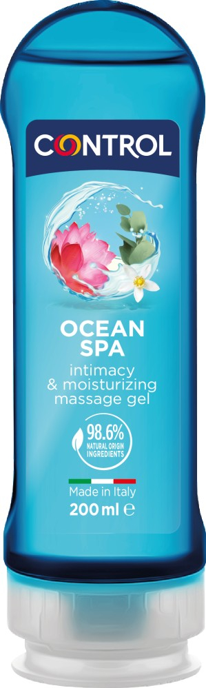 Control Massage and Pleasure Mediterranean Sea gel massaggio 2in1