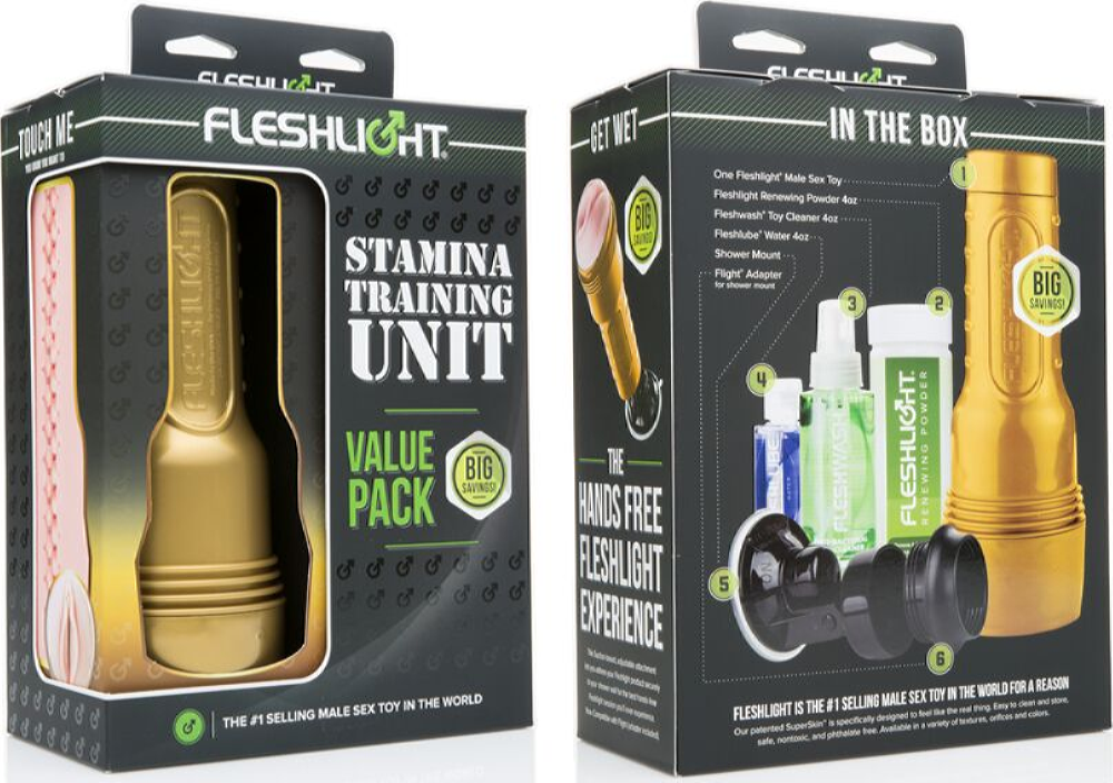 Fleshlight Stamina Training Unit masturbatore kit completo