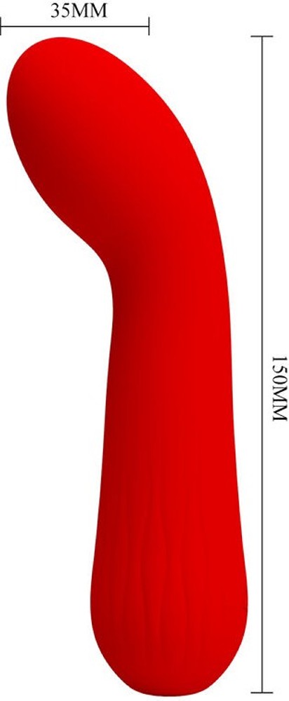 Pretty Love Faun vibratore punto G silicone rosso 10 vibrazioni