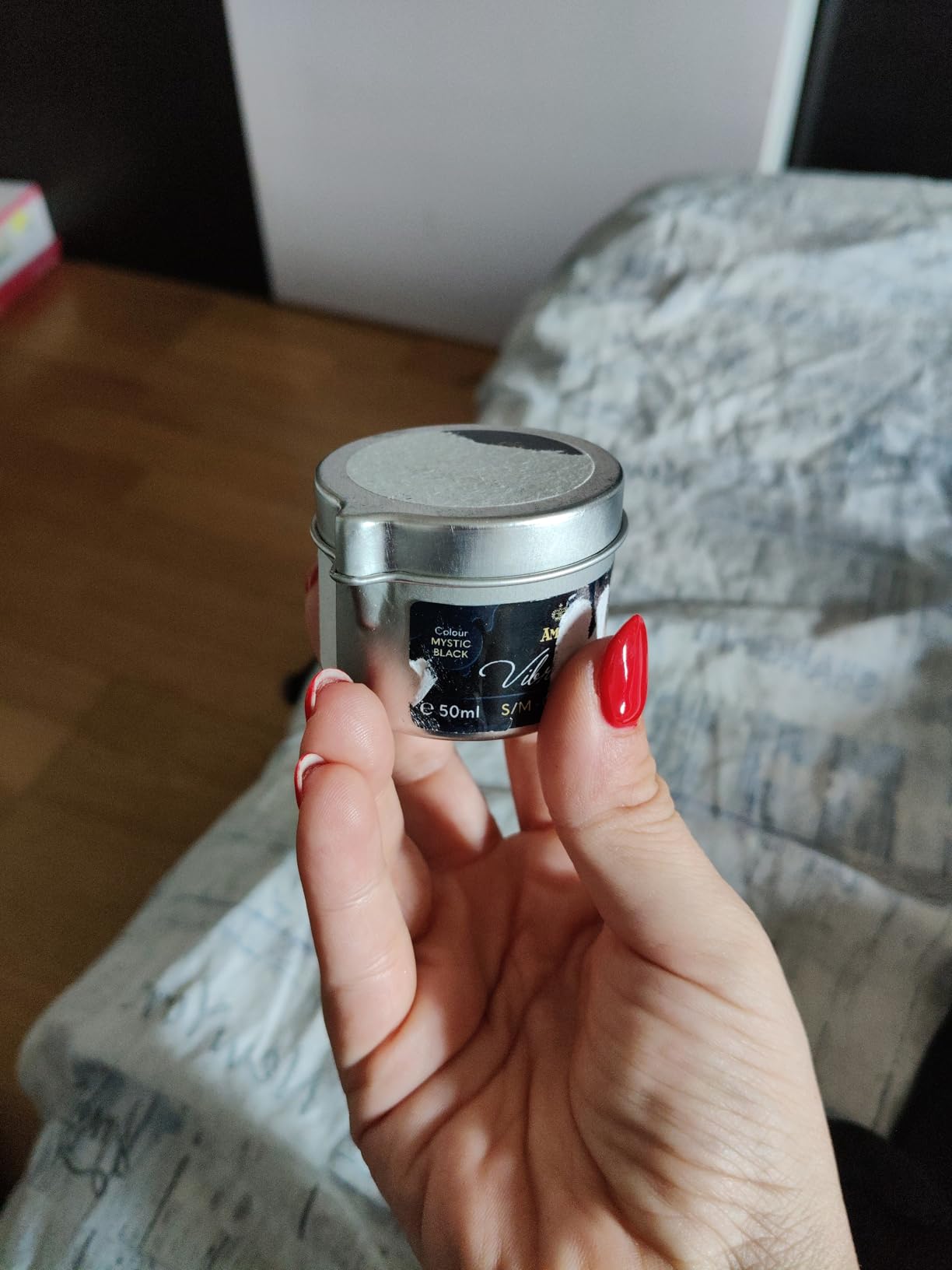 AMOR Vibratissimo Mystic Black Candela Massaggio 50 ml