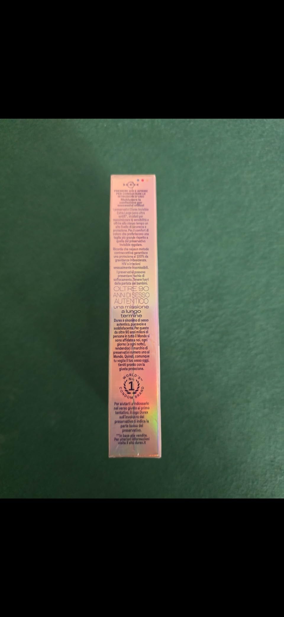 Durex Supersottile Invisible XL preservativi 12 pezzi sottili