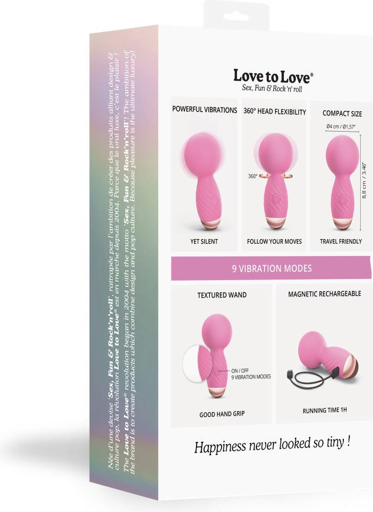 Love to Love Itsy Bitsy mini wand vibratore ricaricabile