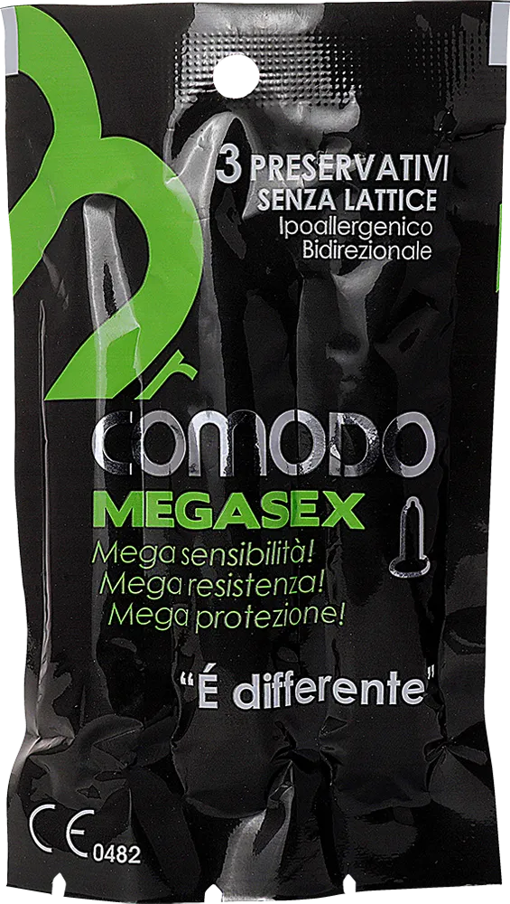 mrComodo Megasex preservativi anallergici ultrasottili