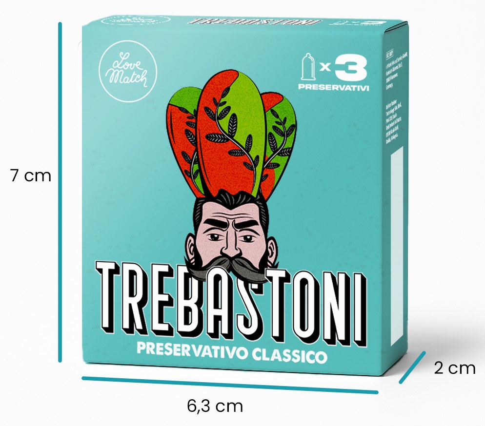 Love Match Trebastoni preservativi classici 3 pezzi