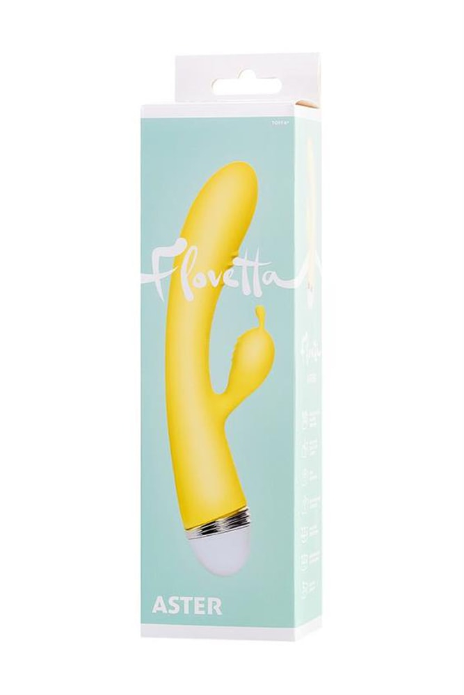 Flovetta Aster vibratore rabbit ricaricabile 10 vibrazioni