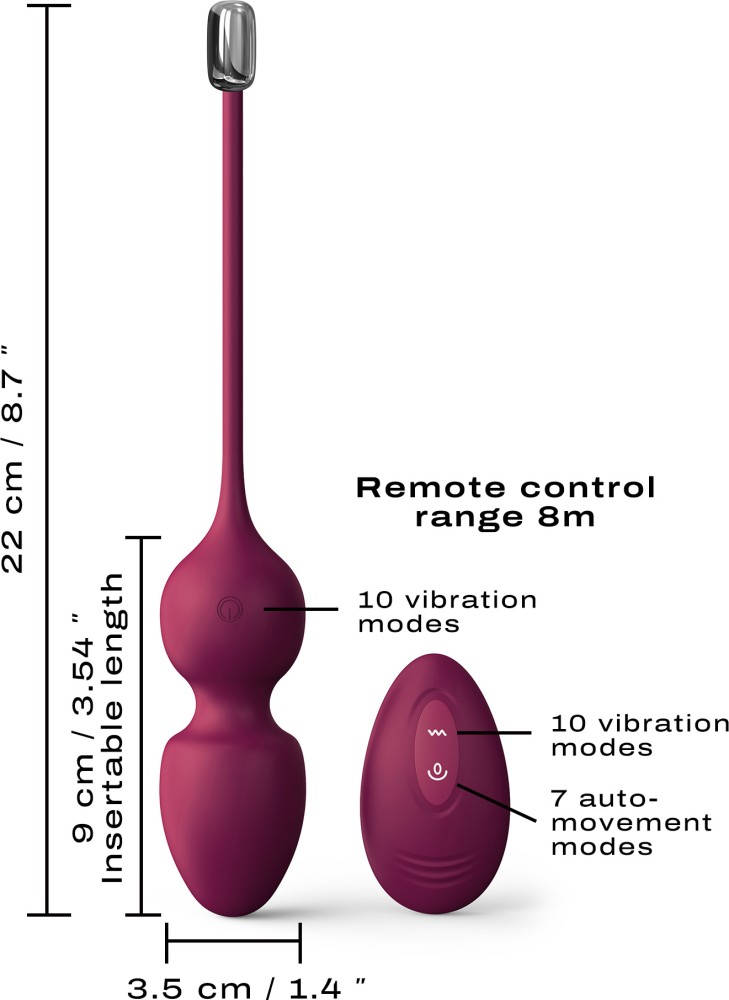 Dorcel Love Balls palline vaginali vibranti telecomando