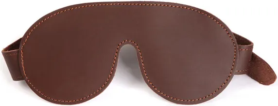 50 Sfumature di Grigio Blindfold benda cuoio marrone