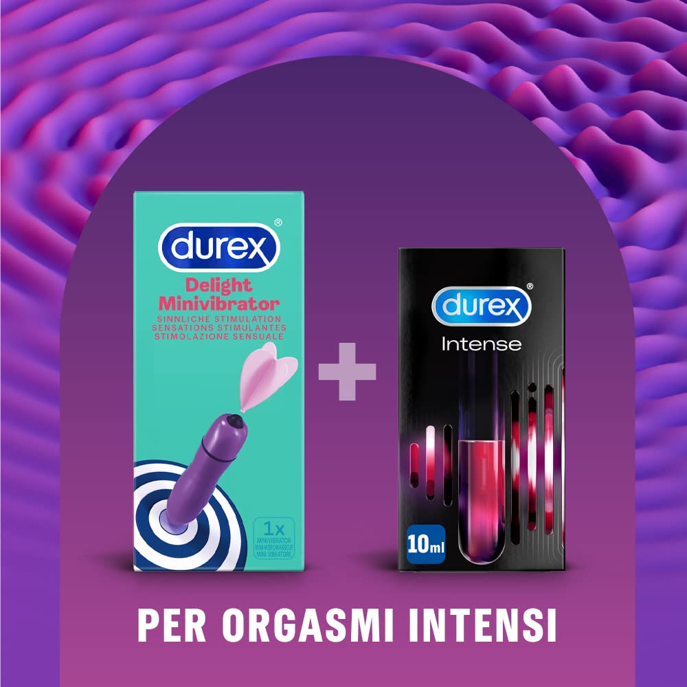 Durex Delight minivibratore clitorideo + Intense gel 10 ml