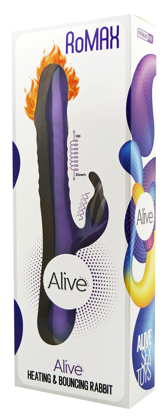 Alive Romax rabbit vibratore pulsante riscaldante