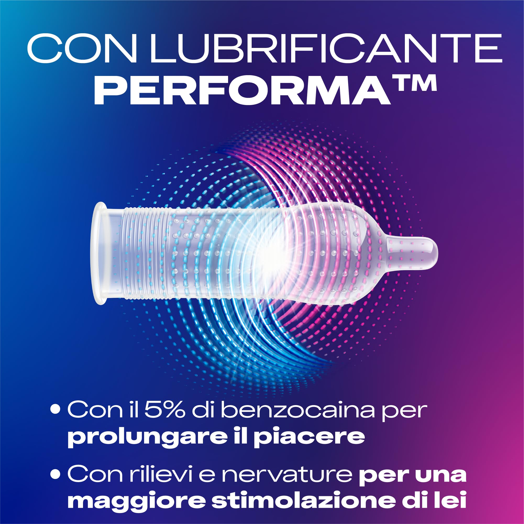 Durex Sync Ribbed Delay preservativi 10 pezzi ritardanti