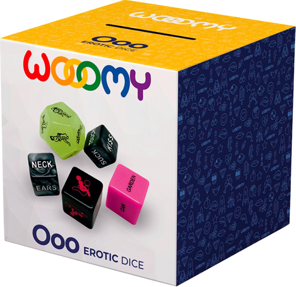 Wooomy Ooo Erotic Dice dadi erotici 5 pezzi