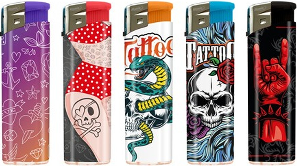 Tattooo F11 accendini elettronici ricaricabili box 50 pz