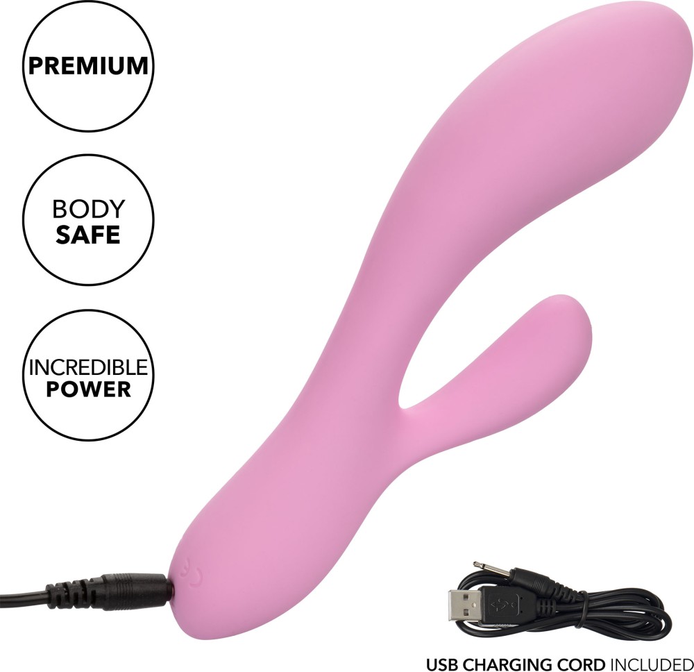 Calexotics Contour Zoie vibratore rabbit silicone flessibile