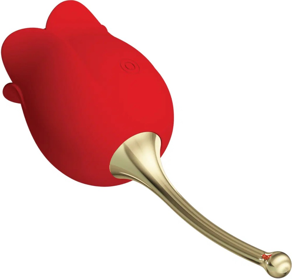 Pretty Love Rose Lover stimolatore clitorideo rosa silicone