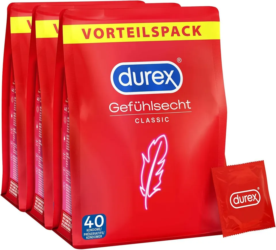 Durex Contatto Comfort preservativi 120 pezzi sottili
