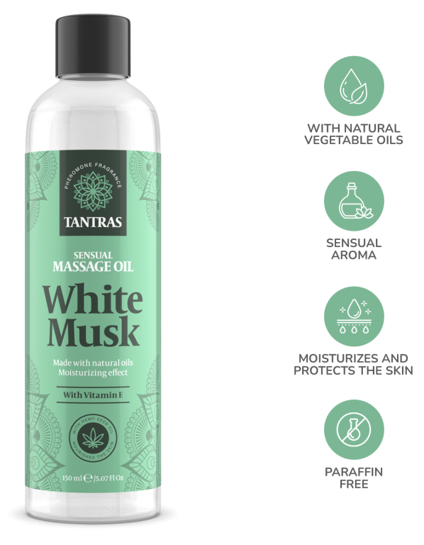 IntimateLine Tantras Love Oil olio massaggio muschio bianco 125 ml