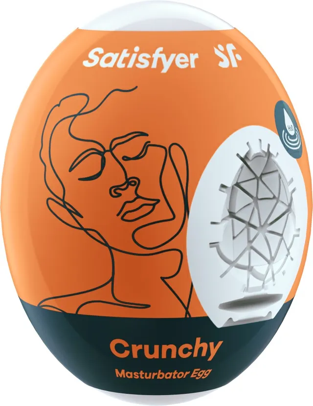 Satisfyer Egg Crunchy masturbatore ovetto TPE