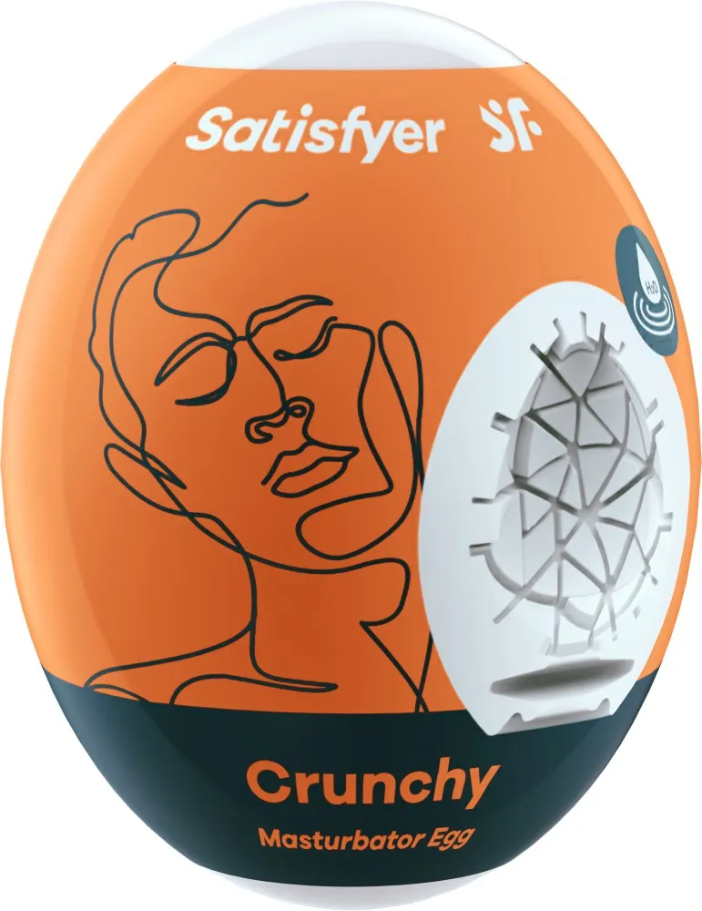 Satisfyer Egg Crunchy masturbatore ovetto TPE