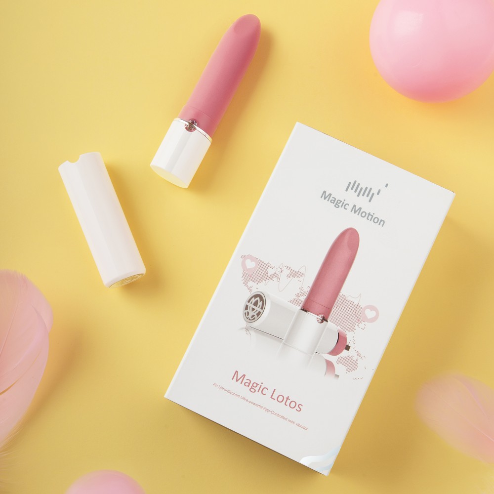 Magic Motion Magic Lotos mini vibratore clitoride rosa con app