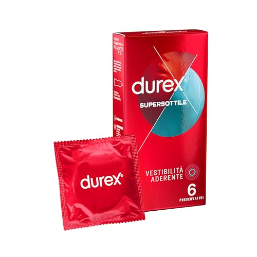 Durex Contatto Comfort preservativi sottili 6 pz lubrificati