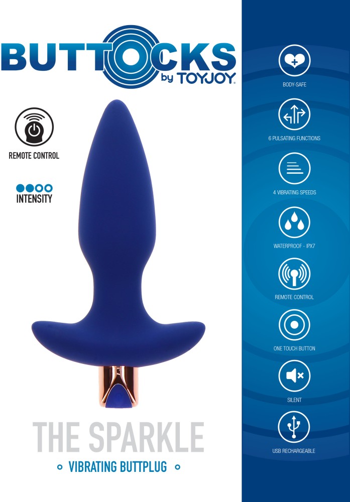 Taboom The Sparkle Plug Anale Vibrante con Telecomando